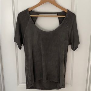 Open back T-shirt workout stylish  loungewear